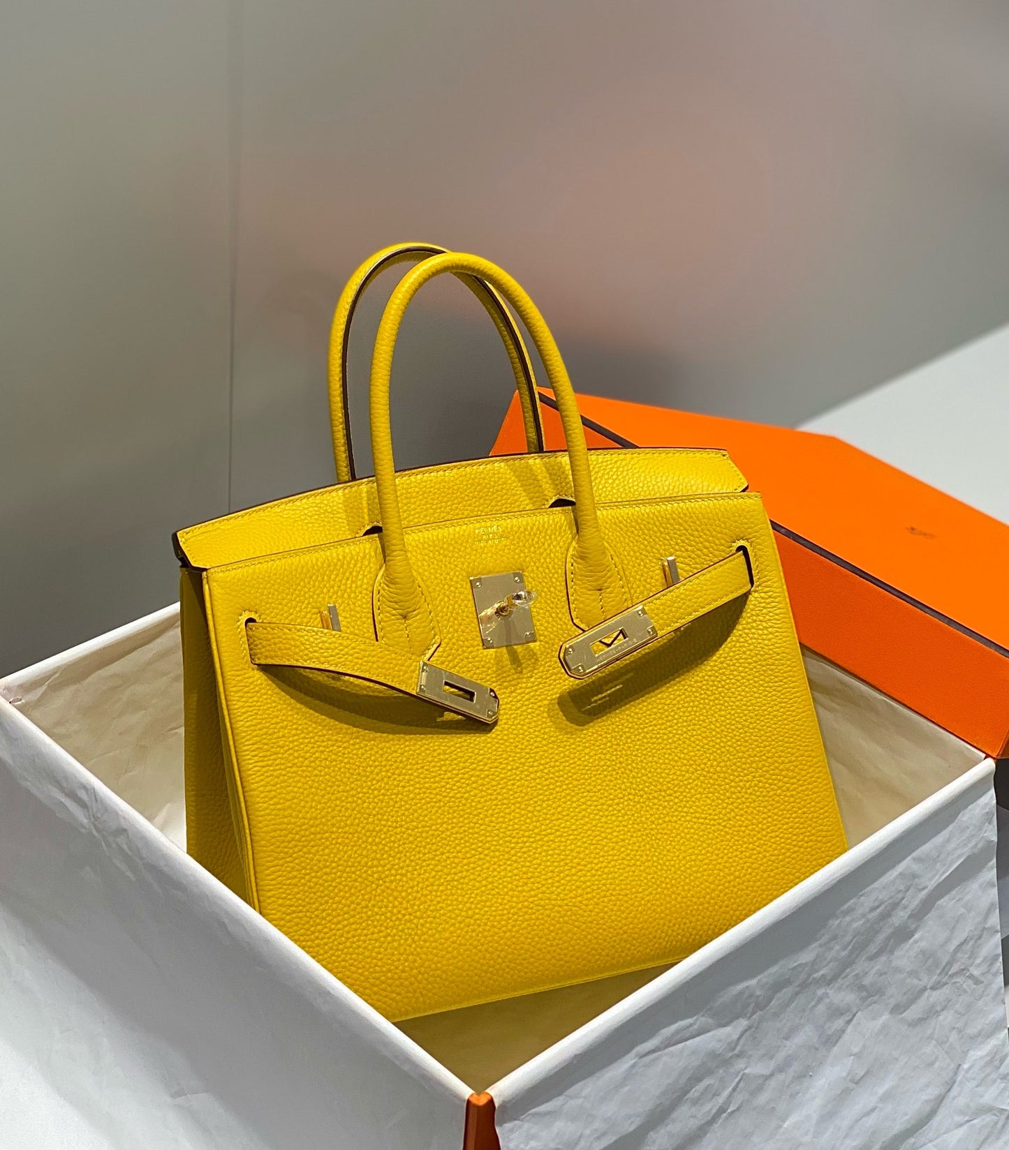 Birkin Style Bag – 30cm Togo Leather | $500 All-Inclusive | Free Shipping