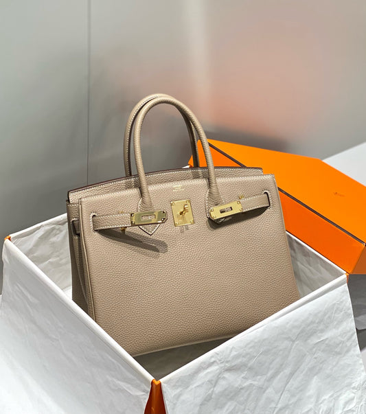 Birkin Style Bag – 30cm Togo Leather | $500 All-Inclusive | Free Shipping