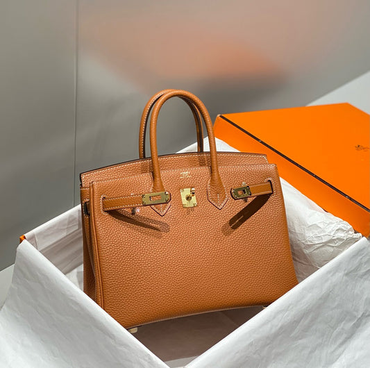 Birkin Style Bag – 30cm Togo Leather | $500 All-Inclusive | Free Shipping